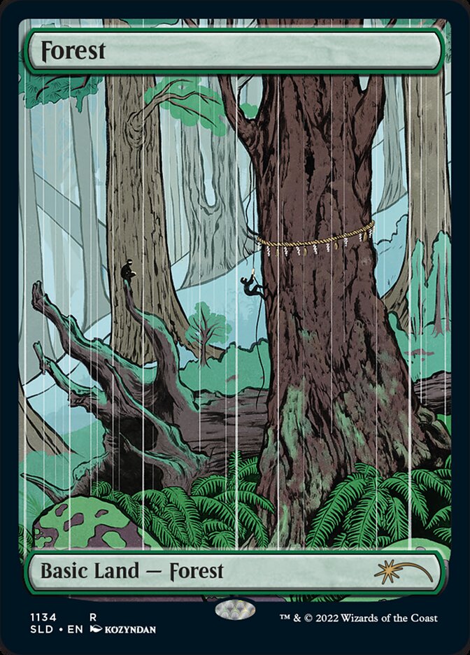 Magic the Gathering Card - Forest - MTG Circle