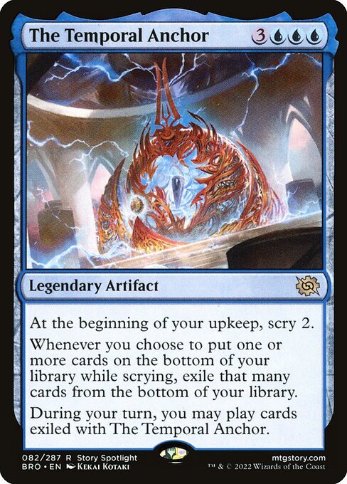 Magic the Gathering Card - The Temporal Anchor - MTG Circle