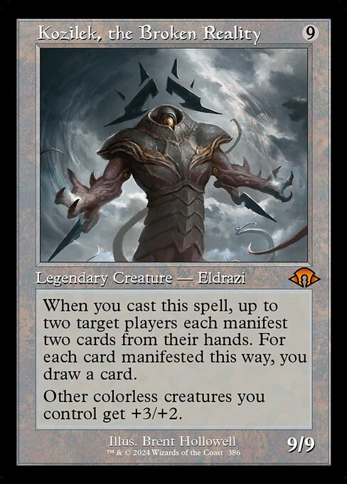 Magic the Gathering Card - Kozilek, the Broken Reality - MTG Circle