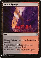 Magic the Gathering Card - Akoum Refuge - MTG Circle