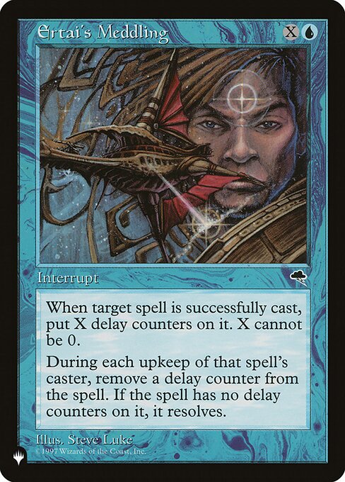 Magic the Gathering Card - Ertai's Meddling - MTG Circle