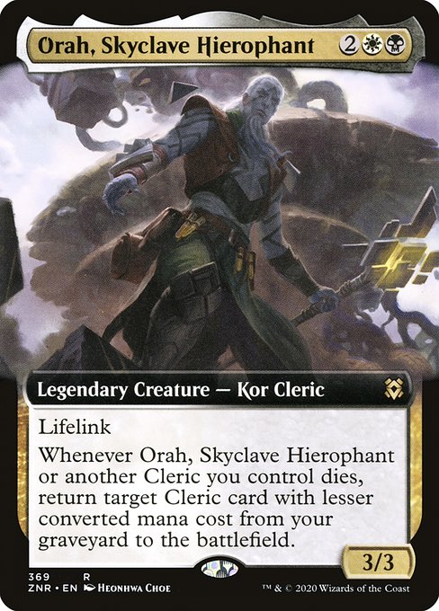 Magic the Gathering Card - Orah, Skyclave Hierophant - MTG Circle