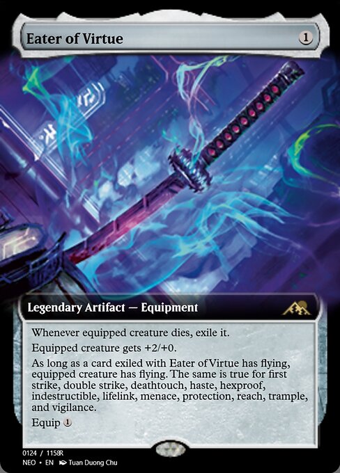 Magic the Gathering Card - Eater of Virtue - MTG Circle