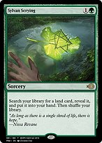 Magic the Gathering Card - Sylvan Scrying - MTG Circle