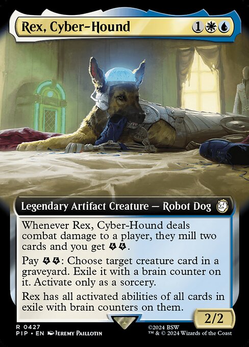 Magic the Gathering Card - Rex, Cyber-Hound - MTG Circle