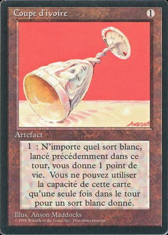 Magic the Gathering Card - Ivory Cup - MTG Circle