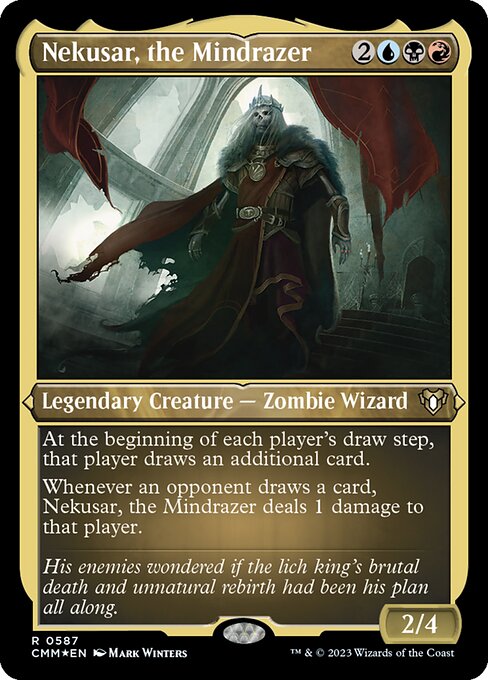 Magic the Gathering Card - Nekusar, the Mindrazer - MTG Circle