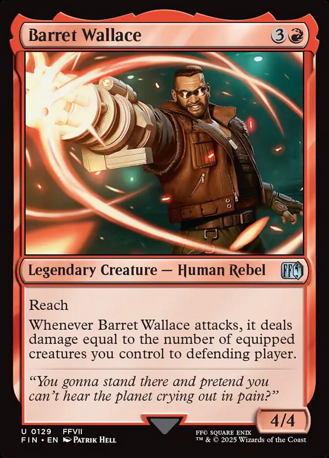 Magic the Gathering Card - Barret Wallace - MTG Circle