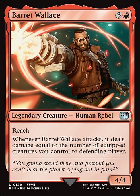 Magic the Gathering Card - Barret Wallace - MTG Circle