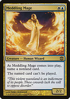 Magic the Gathering Card - Meddling Mage - MTG Circle