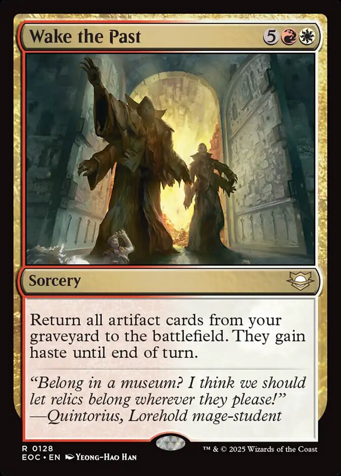 Magic the Gathering Card - Wake the Past - MTG Circle