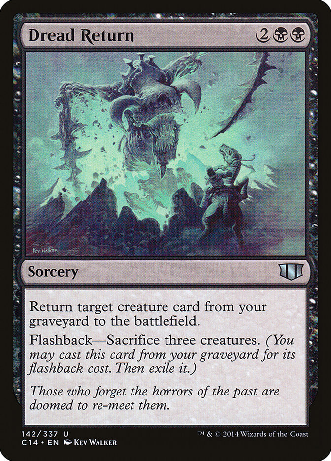 Magic the Gathering Card - Dread Return - MTG Circle