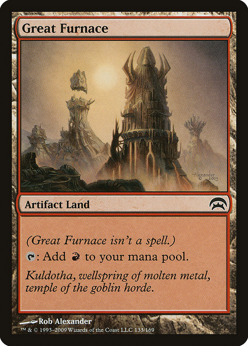 Magic the Gathering Card - Great Furnace - MTG Circle
