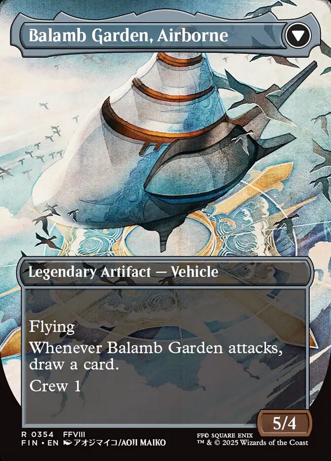 Magic the Gathering Card - Balamb Garden, Airborne - MTG Circle