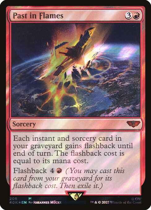 Magic the Gathering Card - Past in Flames - MTG Circle