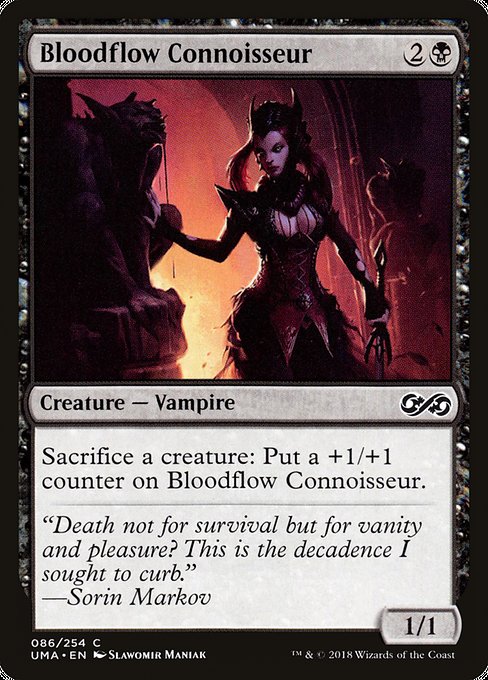 Magic the Gathering Card - Bloodflow Connoisseur - MTG Circle