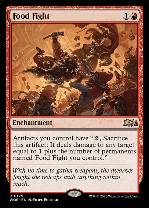 Magic the Gathering Card - Food Fight - MTG Circle