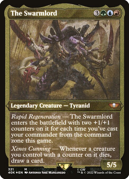 Magic the Gathering Card - The Swarmlord - MTG Circle