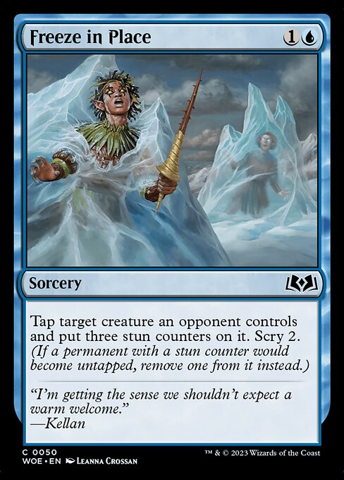 Magic the Gathering Card - Freeze in Place - MTG Circle