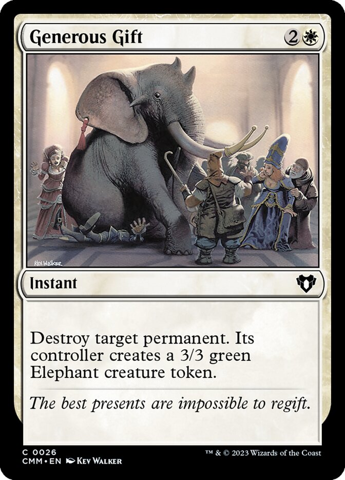 Magic the Gathering Card - Generous Gift - MTG Circle