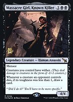 Magic the Gathering Card - Massacre Girl, Known Killer - MTG Circle