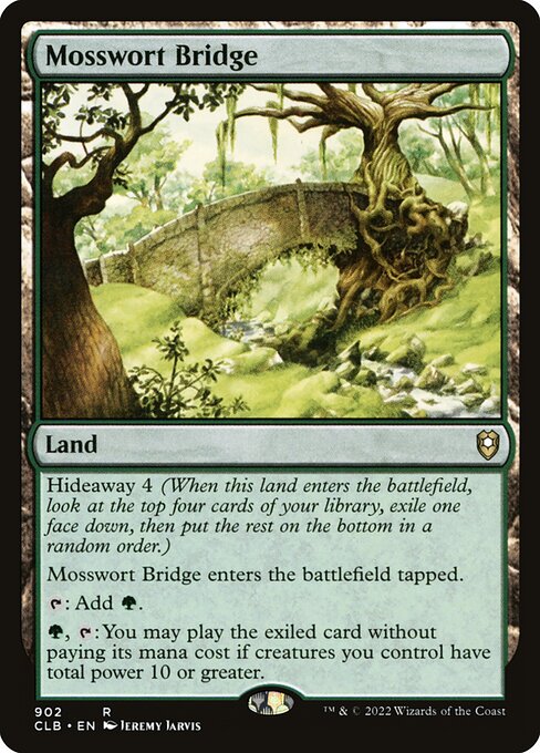 Magic the Gathering Card - Mosswort Bridge - MTG Circle