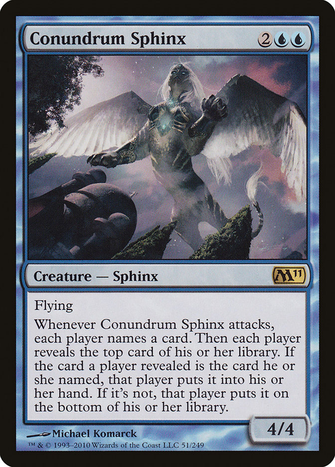 Magic the Gathering Card - Conundrum Sphinx - MTG Circle