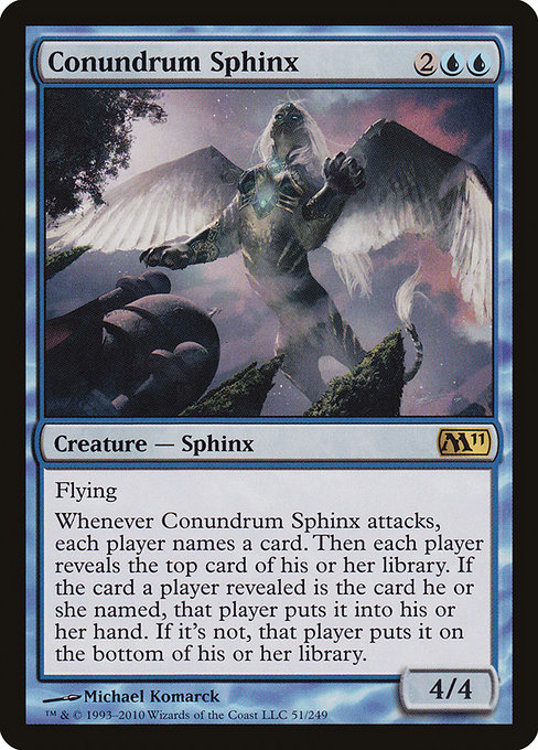 Magic the Gathering Card - Conundrum Sphinx - MTG Circle