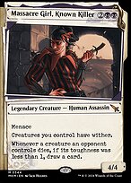 Magic the Gathering Card - Massacre Girl, Known Killer - MTG Circle