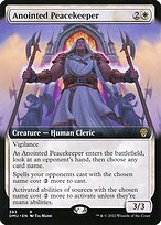 Magic the Gathering Card - Anointed Peacekeeper - MTG Circle