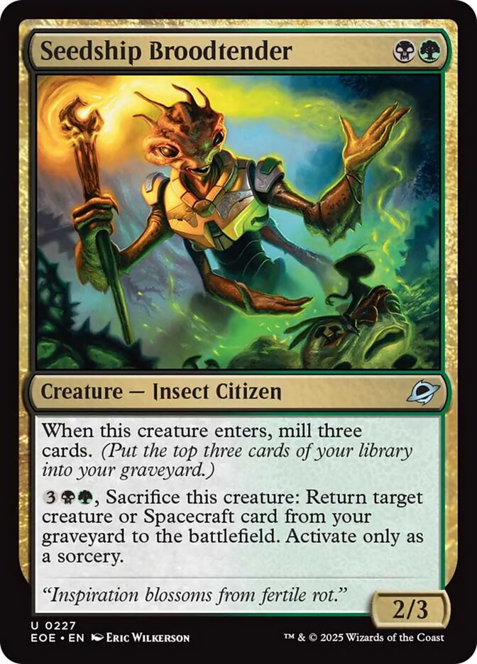 Magic the Gathering Card - Seedship Broodtender - MTG Circle