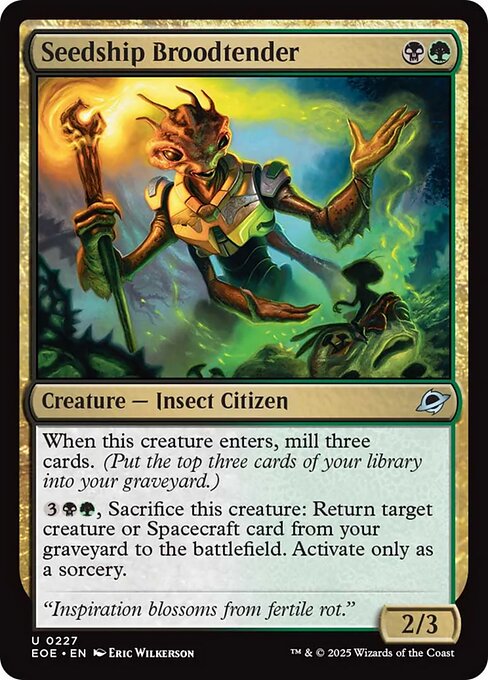 Magic the Gathering Card - Seedship Broodtender - MTG Circle