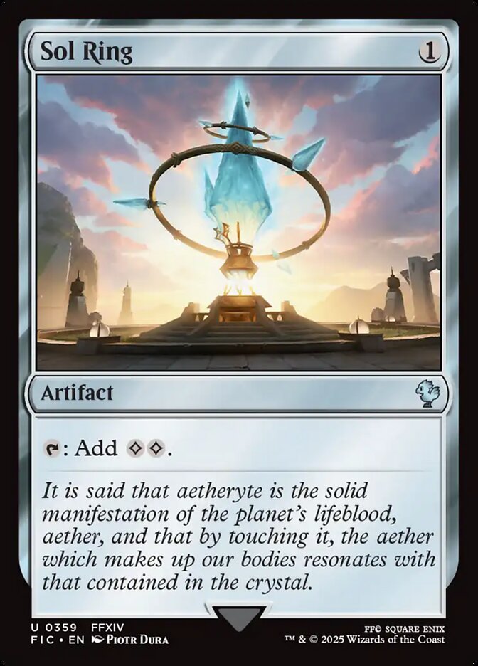 Magic the Gathering Card - Sol Ring - MTG Circle