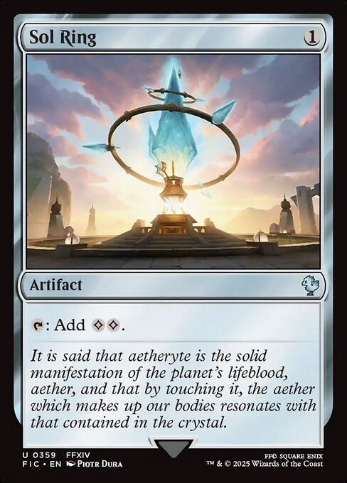 Magic the Gathering Card - Sol Ring - MTG Circle
