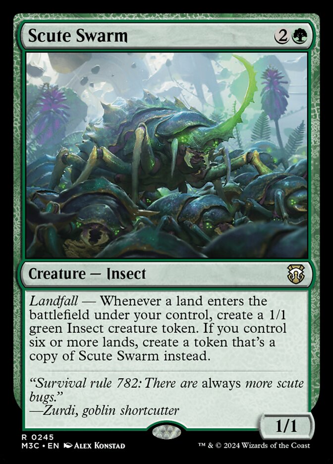 Magic the Gathering Card - Scute Swarm - MTG Circle