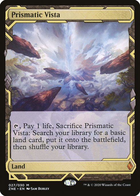 Magic the Gathering Card - Prismatic Vista - MTG Circle