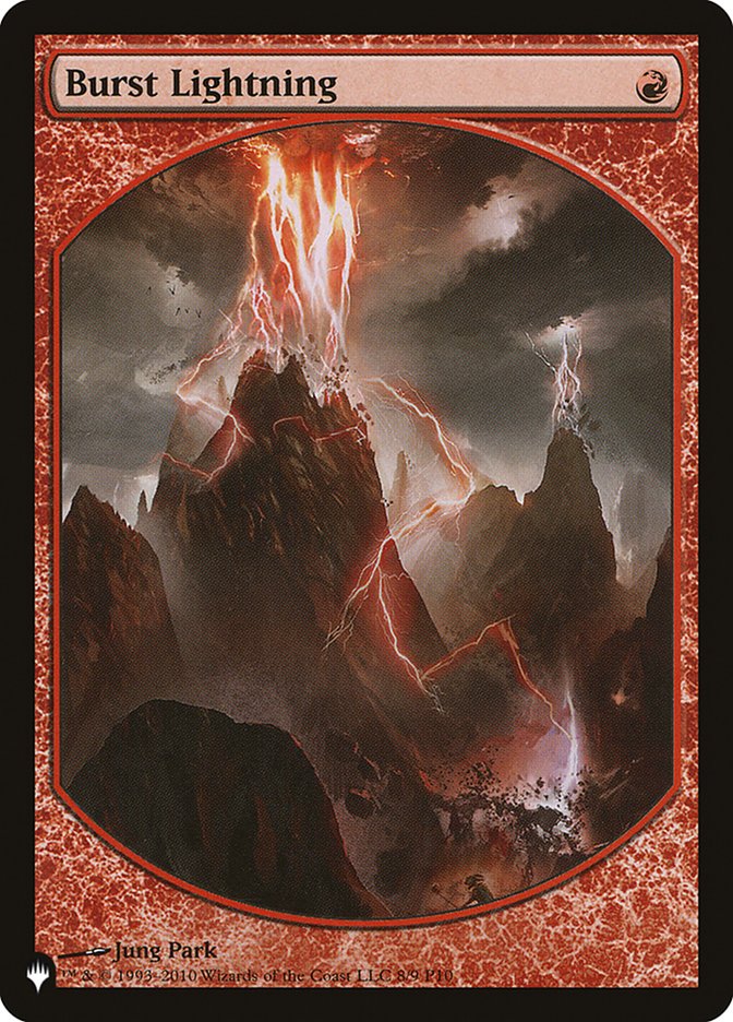 Magic the Gathering Card - Burst Lightning - MTG Circle