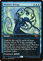 Magic the Gathering Card - Memory Deluge - MTG Circle