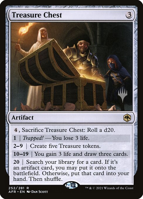 Magic the Gathering Card - Treasure Chest - MTG Circle