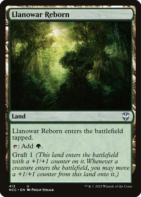 Magic the Gathering Card - Llanowar Reborn - MTG Circle