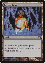 Magic the Gathering Card - Crystal Vein - MTG Circle