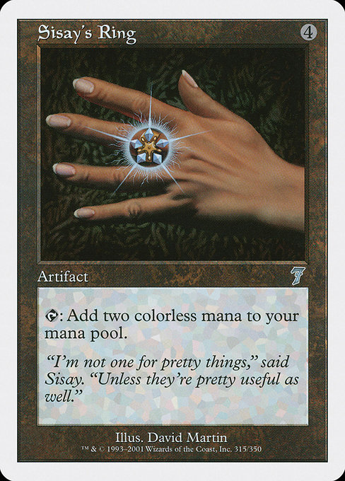Magic the Gathering Card - Sisay's Ring - MTG Circle