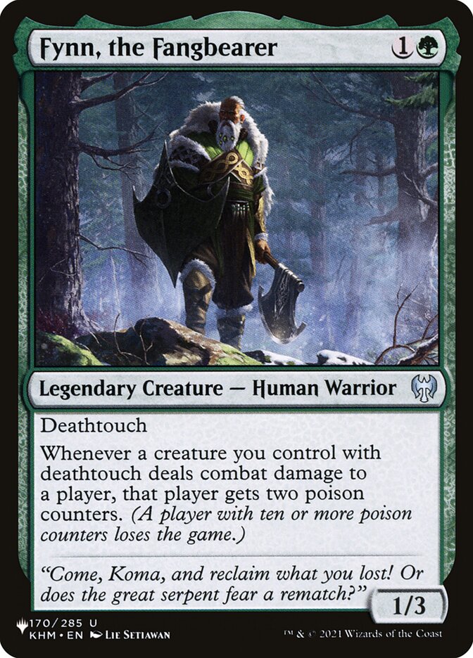 Magic the Gathering Card - Fynn, the Fangbearer - MTG Circle