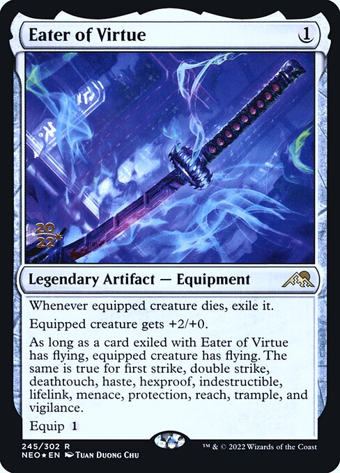 Magic the Gathering Card - Eater of Virtue - MTG Circle