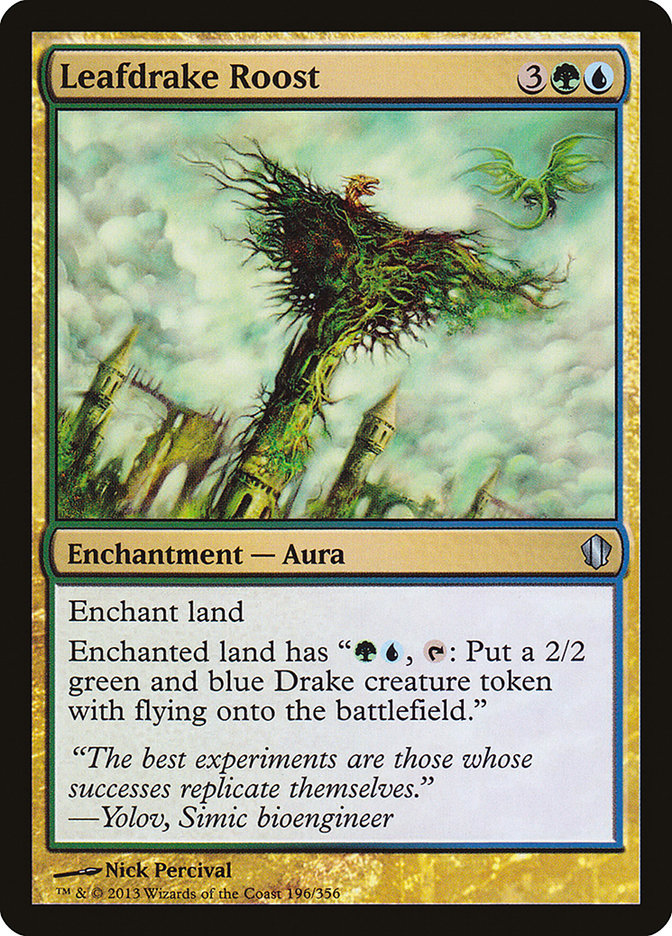 Magic the Gathering Card - Leafdrake Roost - MTG Circle