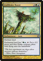 Magic the Gathering Card - Leafdrake Roost - MTG Circle