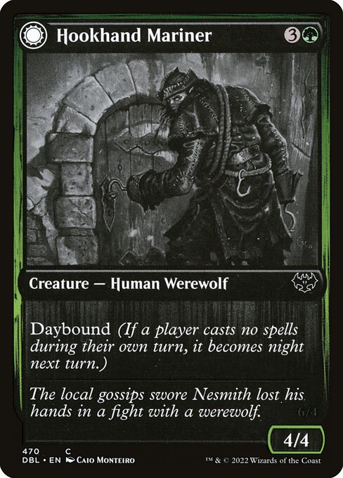 Magic the Gathering Card - Hookhand Mariner - MTG Circle