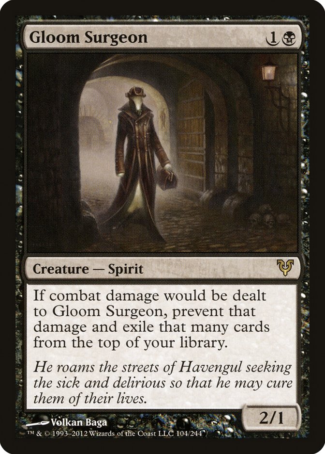 Magic the Gathering Card - Gloom Surgeon - MTG Circle