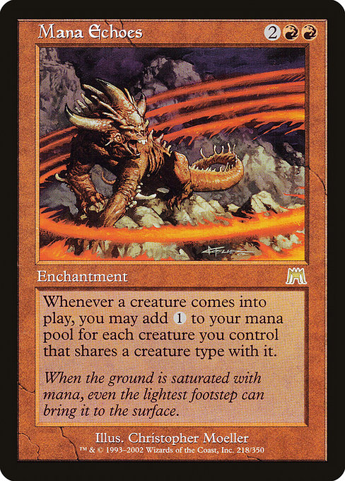 Magic the Gathering Card - Mana Echoes - MTG Circle