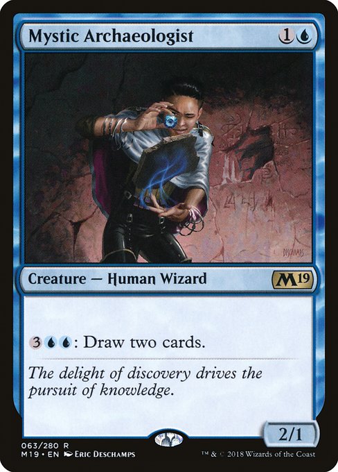 Magic the Gathering Card - Mystic Archaeologist - MTG Circle